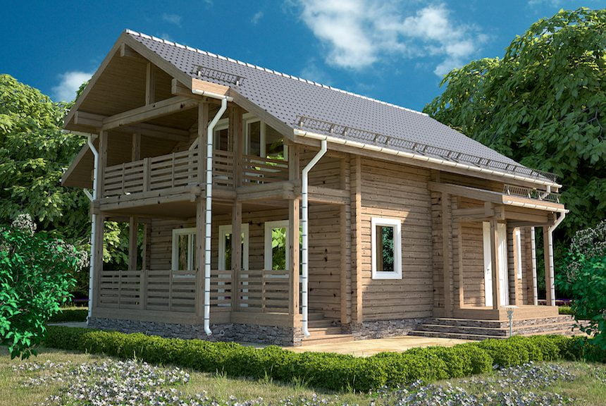 готовый дом из бруса под ключ цены